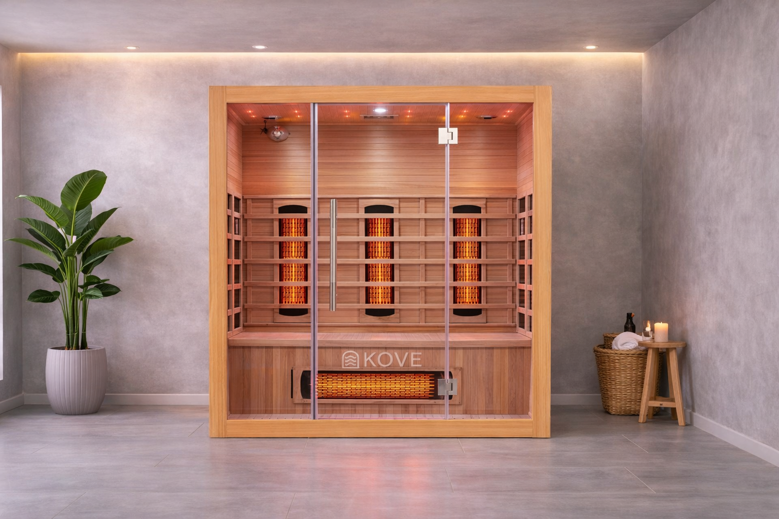 KOVE Full Spectrum Infrared Sauna – 3 Person