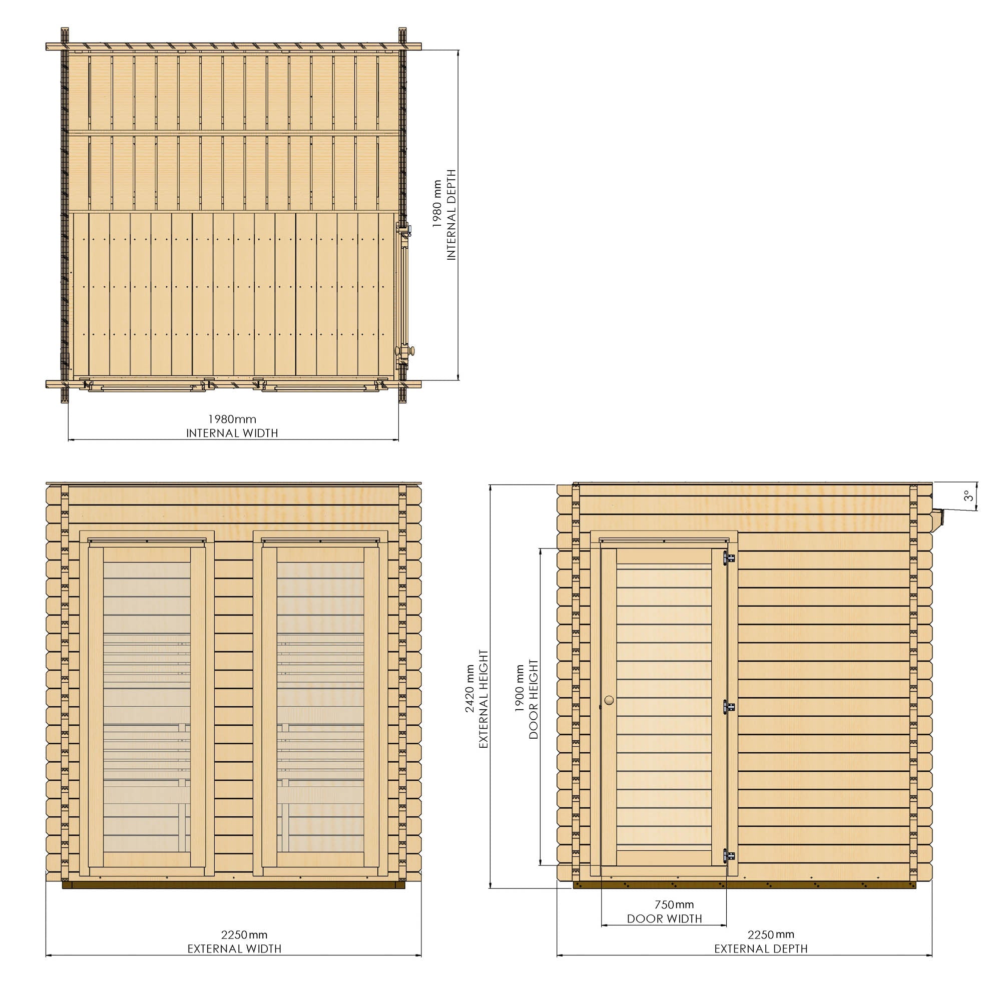 Novi Outdoor Sauna